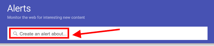 Tutorial step that shows how to set up Google Alerts for companies.