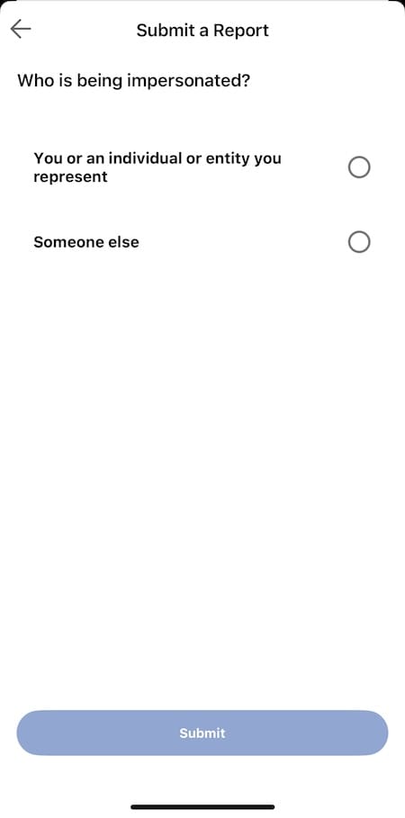 Steps for reporting a subreddit post to Reddit admins.