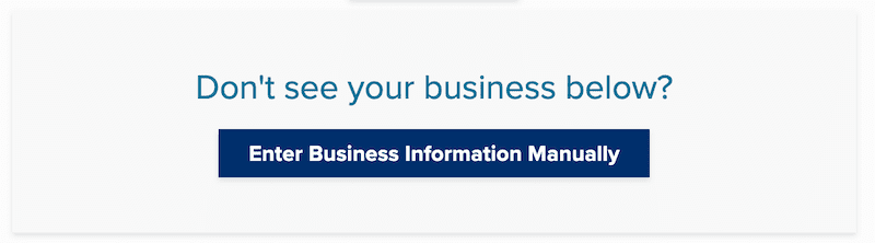 The BBB accreditation application form.