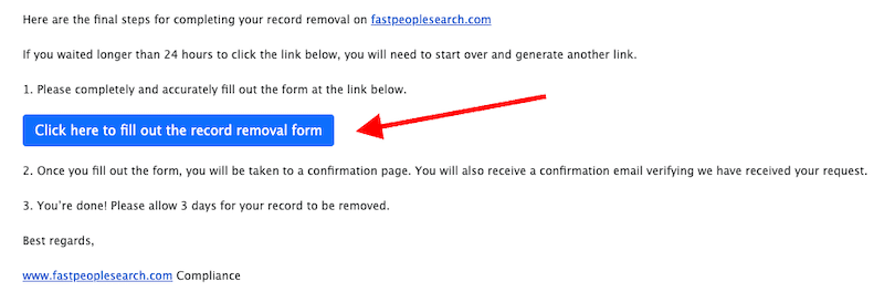 Steps to have your personal data removed from a data broker site.