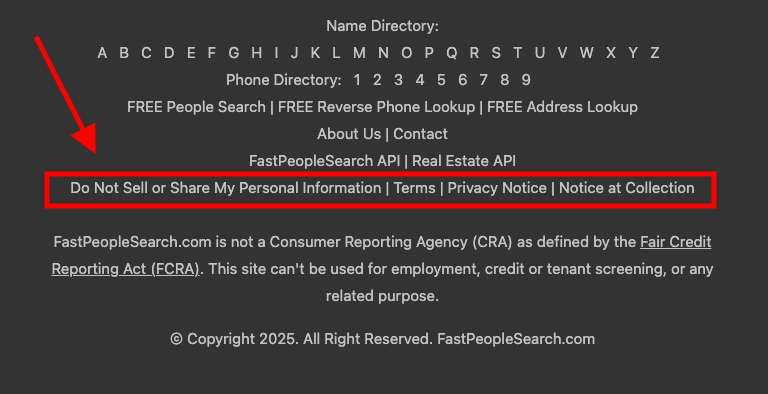 Steps to have your personal data removed from a data broker site.
