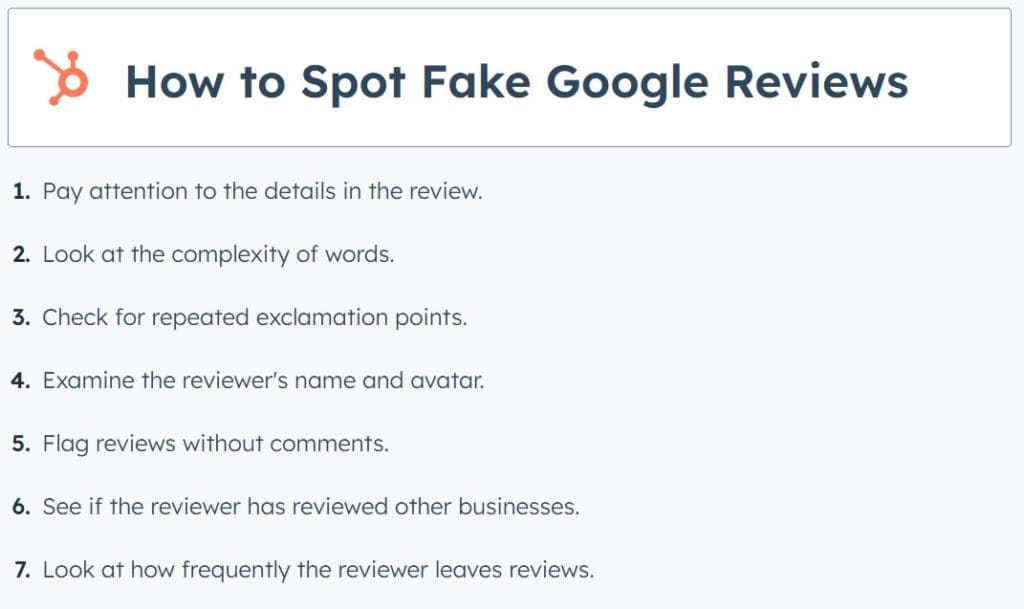 Spotting Fake Google Reviews