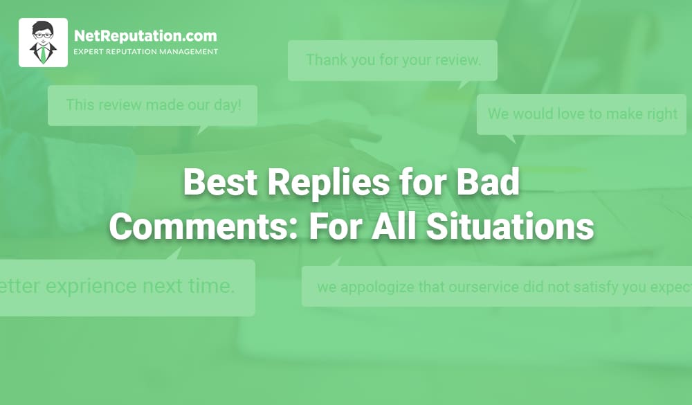 Best Replies for Bad Comments