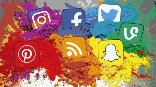 social media splashed