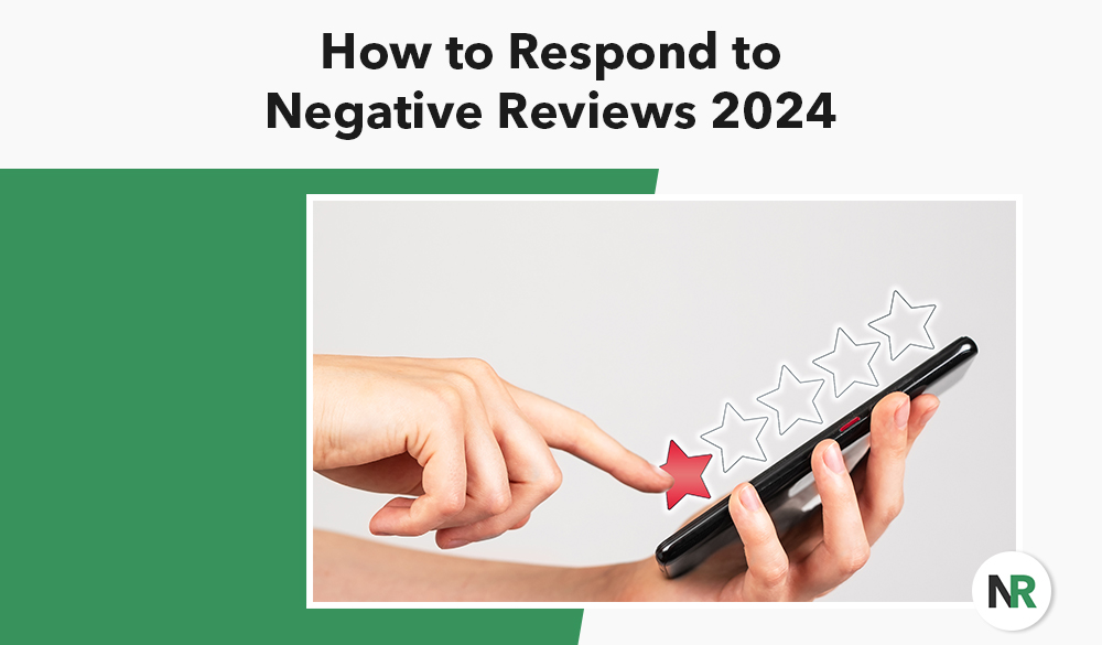 Professional guidance on managing customer feedback: how to respond to negative reviews with an image of a person using a smartphone to rate a service, emphasizing the importance of handling criticism constructively.