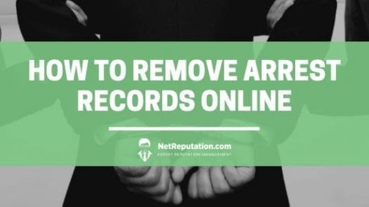 Remove arrest records from online