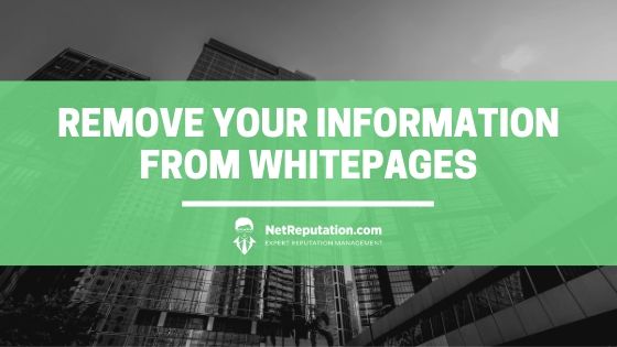 How to remove your information from whitepages