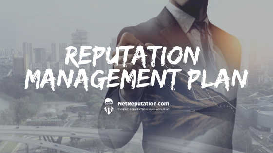 man creating a reputation management plan