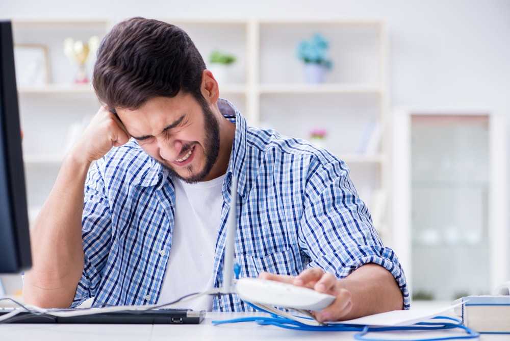 online reputation repair, man frustrated
