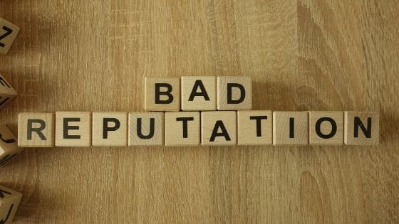 how to get rid of a bad reputation