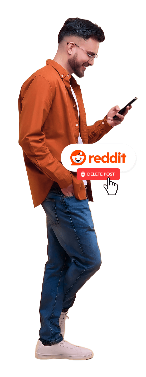 male with mobile phone