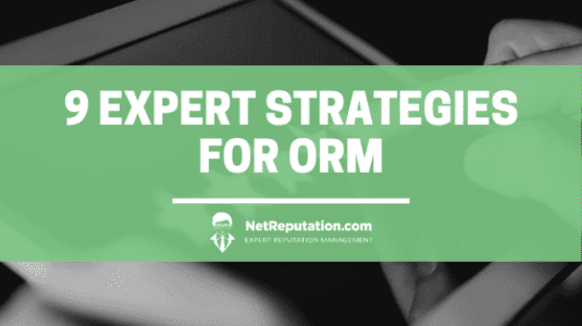 online reputation strategies