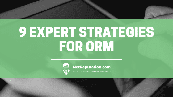 online reputation strategies