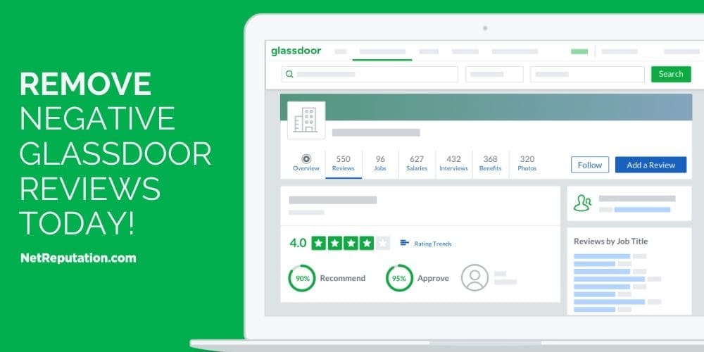 remove negative reviews from Glassdoor