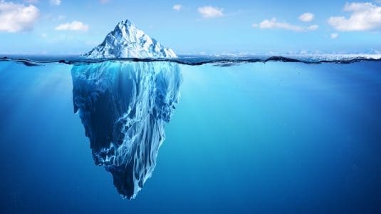 ice berg analogy
